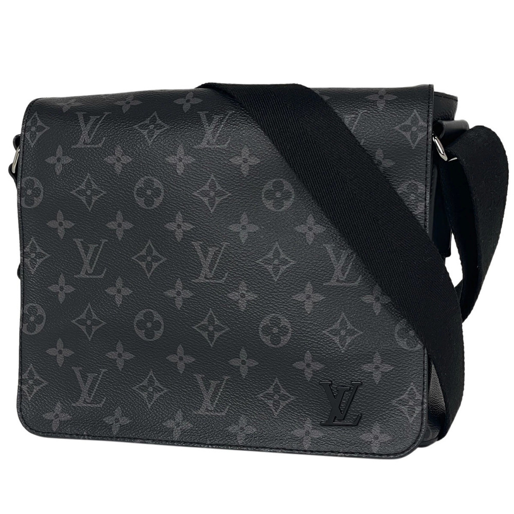 Louis Vuitton District NM Shoulder Bag Monogram Eclipse Noir Black